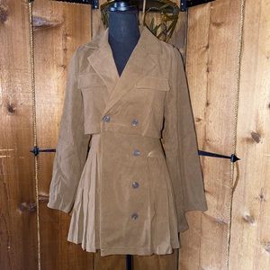 Double Breasted Shirtdresz